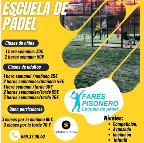 escuela de padel